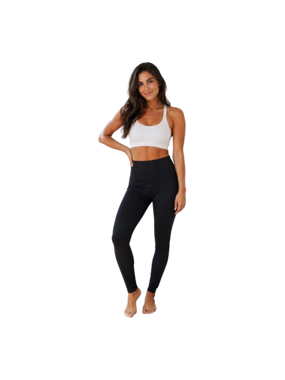 Lucy Powermax Black High Waist Full Length Leggings Women’s Medium M Athletic Yo